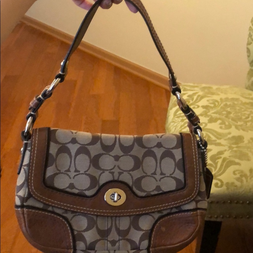 Retro Coach Shoulder Bag